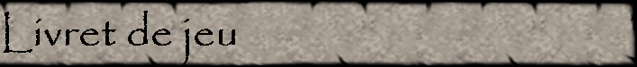 Livret de jeu
