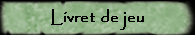 Livret de jeu