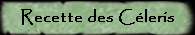 Recette des Cleris